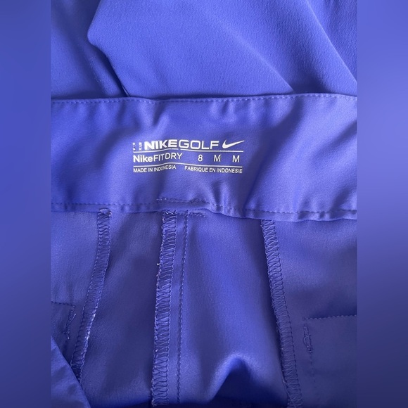 Ladies Nike Golf Dri-Fit Purple Shorts Size 8 - Picture 6 of 8